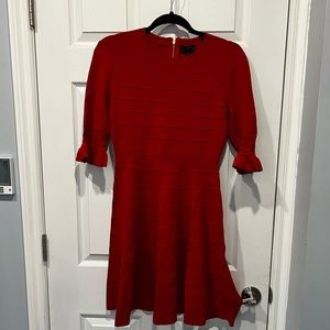 Ted Baker -Red Skater dress size 3 (US size 8)